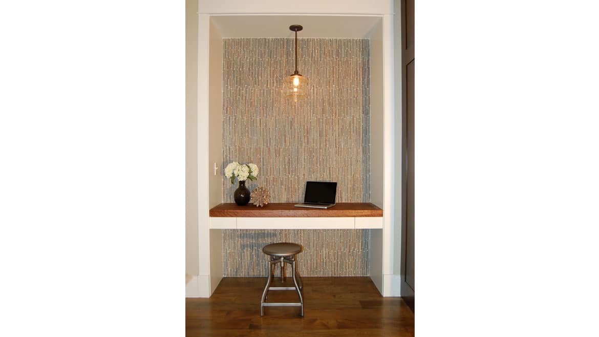 Northbrook Contemporary Farmhouse Kitchen Office Nook