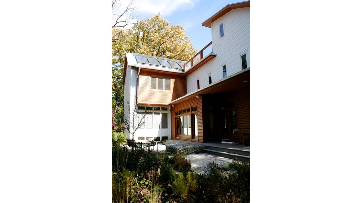 Wilmette LEED Home New Construction Green Technology Exterior