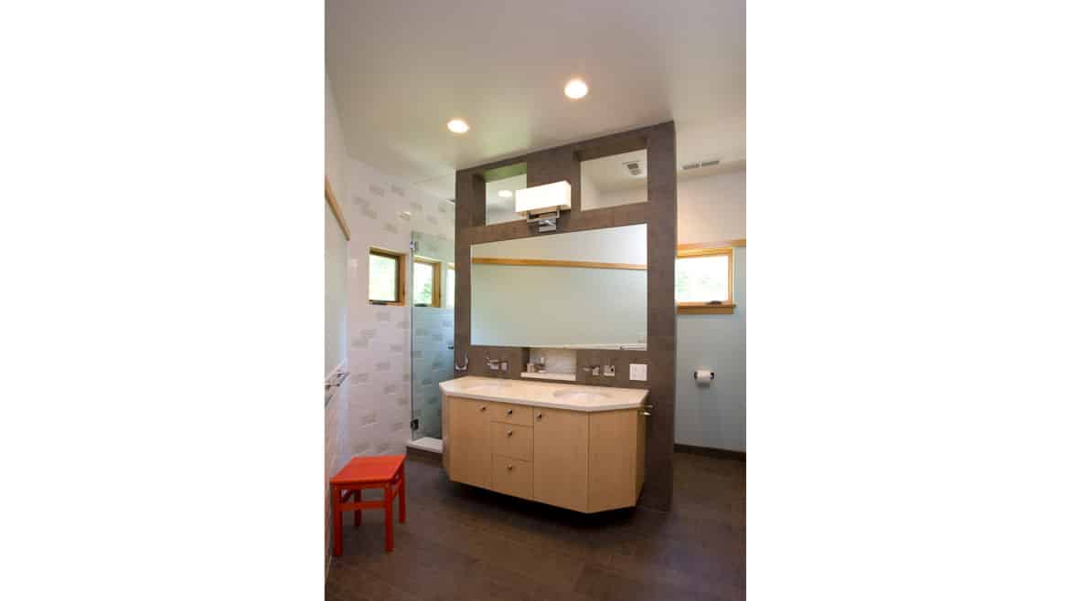 Wilmette LEED Home New Construction Master Bathroom