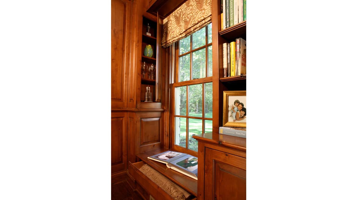 Northbrook Tudor Style Ranch Window Nook Wood Paneled