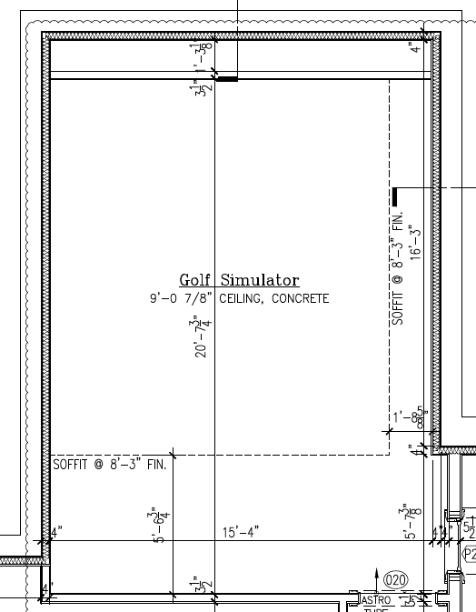 Custom home design and build golf