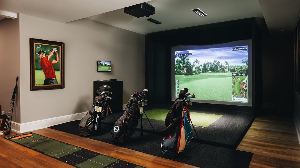 Custom home design and build golf